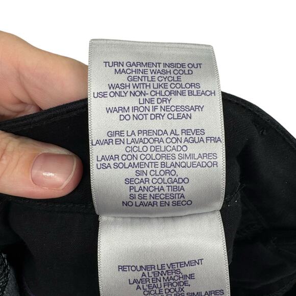 NYDJ Plus NWT Black Denim Legging Lift Tuck Technology High Rise Skinny Jeans - Picture 12 of 13